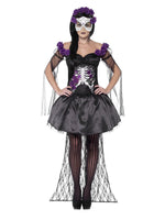 Smiffys Day of the Dead Senorita Costume, with Printed Top - 43737