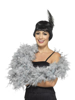 Deluxe Feather Boa, Silver45196