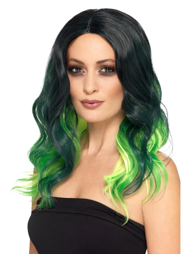 Deluxe Ombre Wig, Green