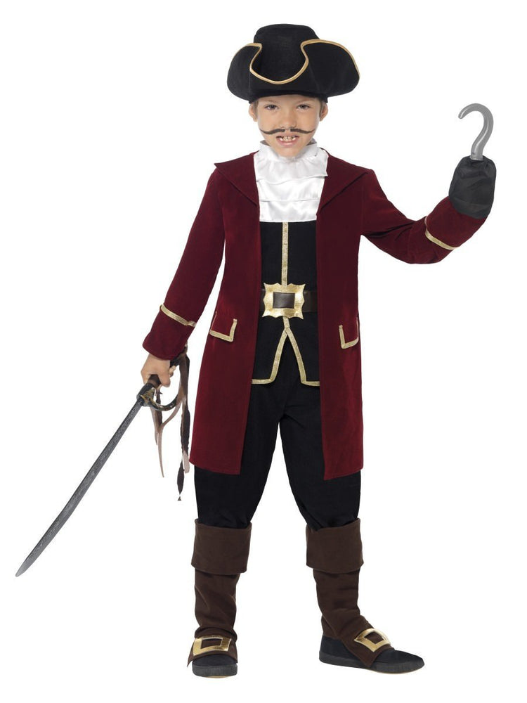 Deluxe Pirate Captain Costume, Child