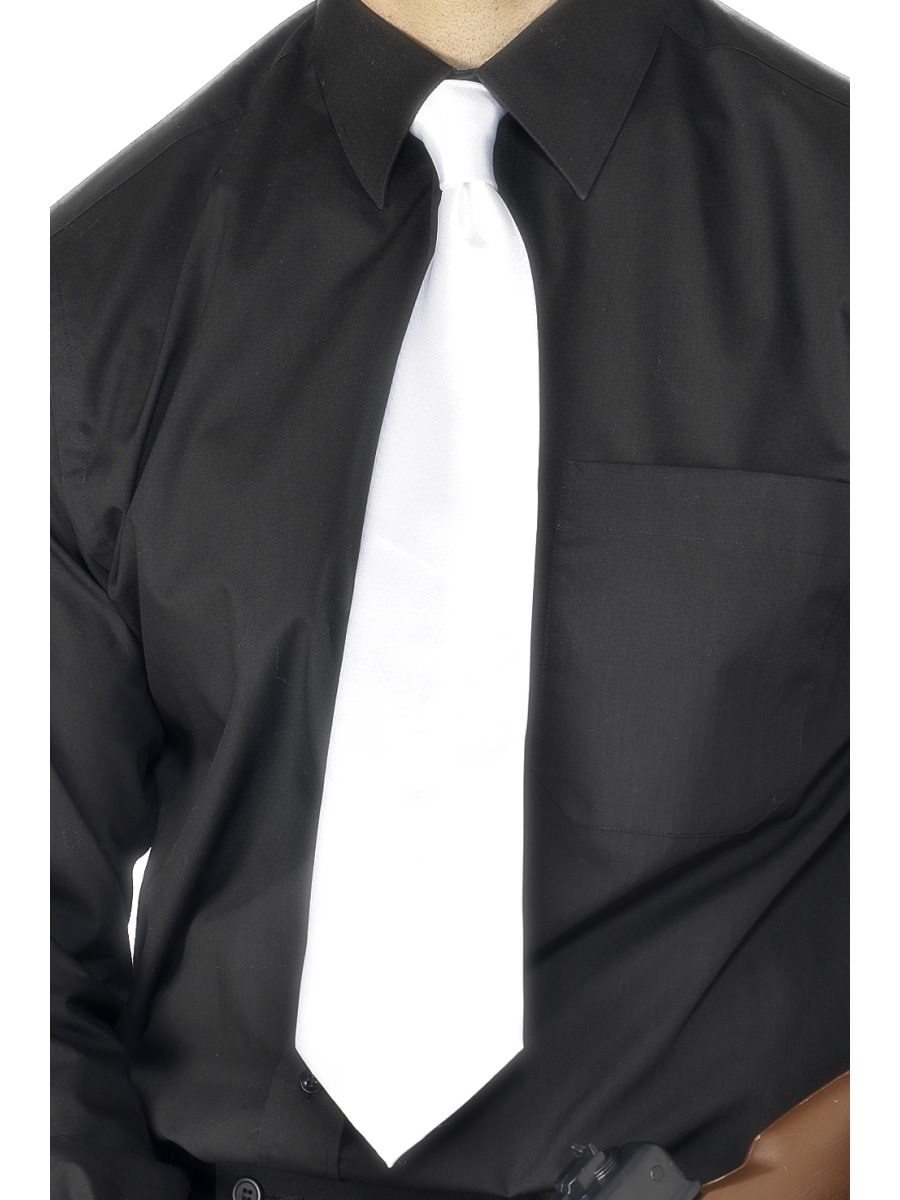Gangster Tie, White