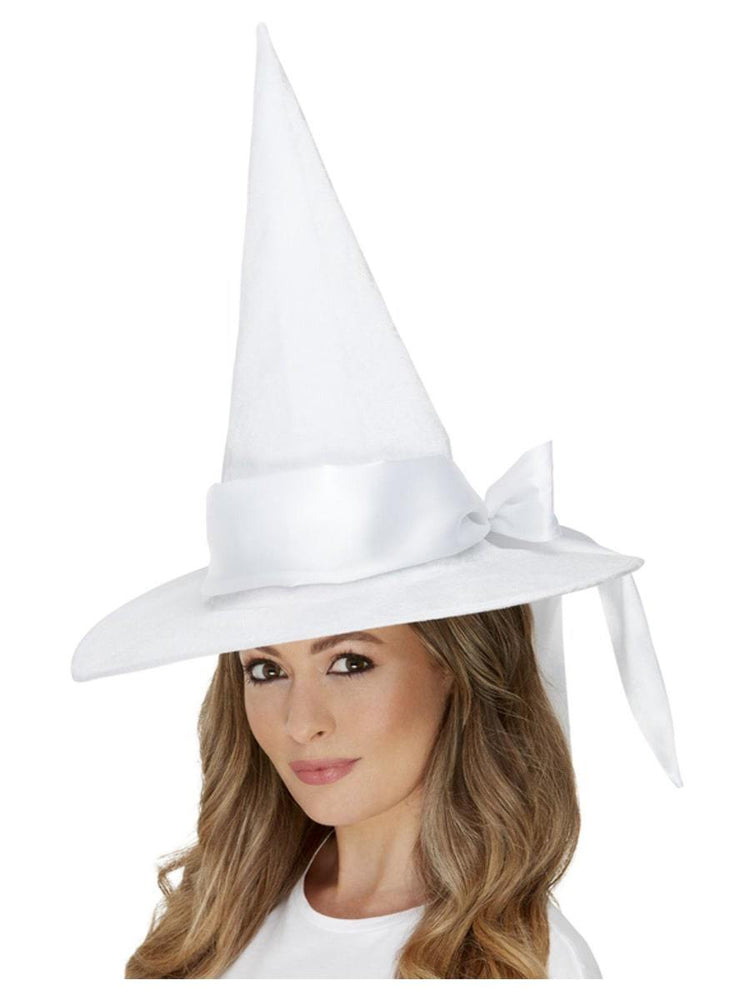 Deluxe White Witch Hat52111