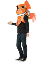 Finding Nemo Style Clownfish Head and Shoulders Costume
