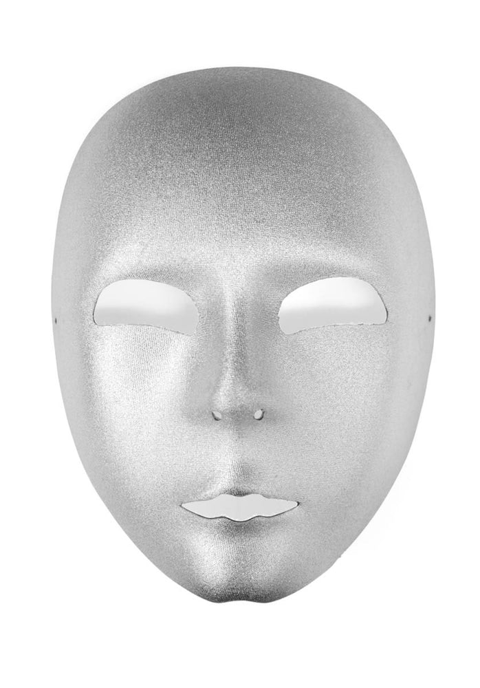 Robot Mask Adult Silver