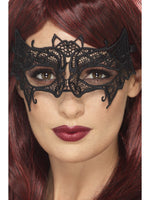 Embroidered Lace Filigree Bat Eyemask45089