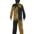 Evil Court Jester Costume, Black & Gold48074