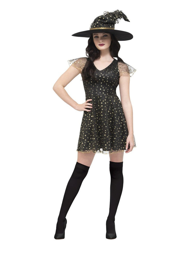 Smiffys Fever Moon & Stars Witch Costume - 45131
