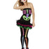 Neon Skeleton Costume, Fever Collection