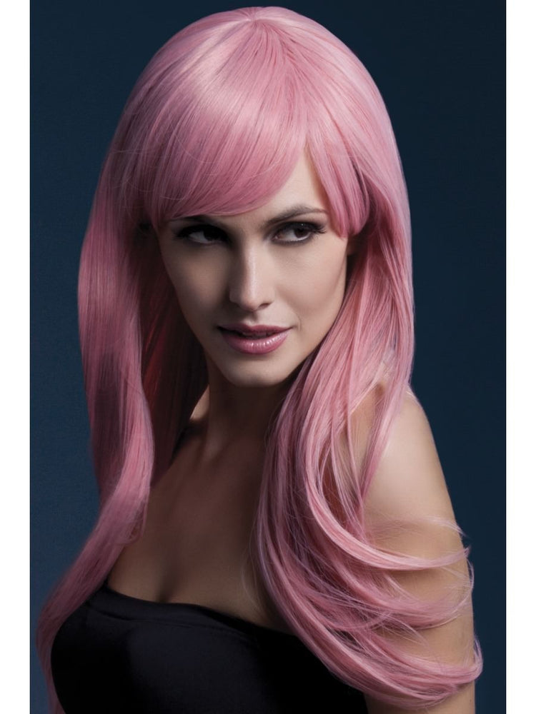 Smiffys Fever Sienna Wig, Pastel Pink - 42554