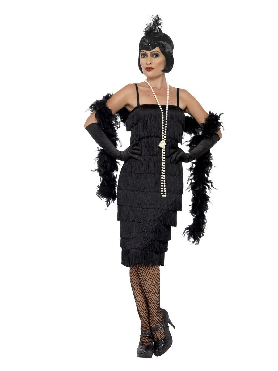Flapper Costume Black