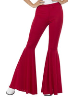 Flared Trousers, Ladies, Red21472