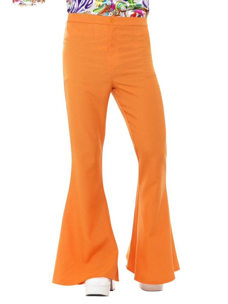 Smiffys Flared Trousers, Mens, Orange - 44906