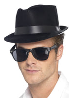 Flocked Fedora Hat94191