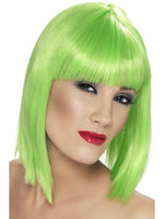 Smiffys Glam Wig, Neon Green - 42138