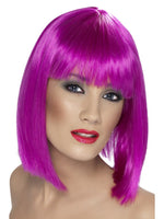 Smiffys Glam Wig, Neon Purple - 42141
