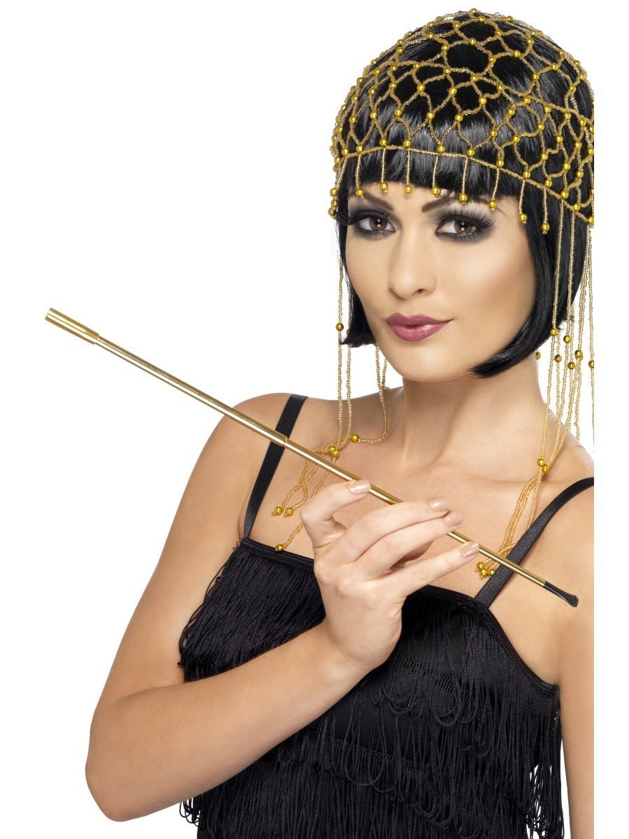 Cigarette Holder Gold Metal