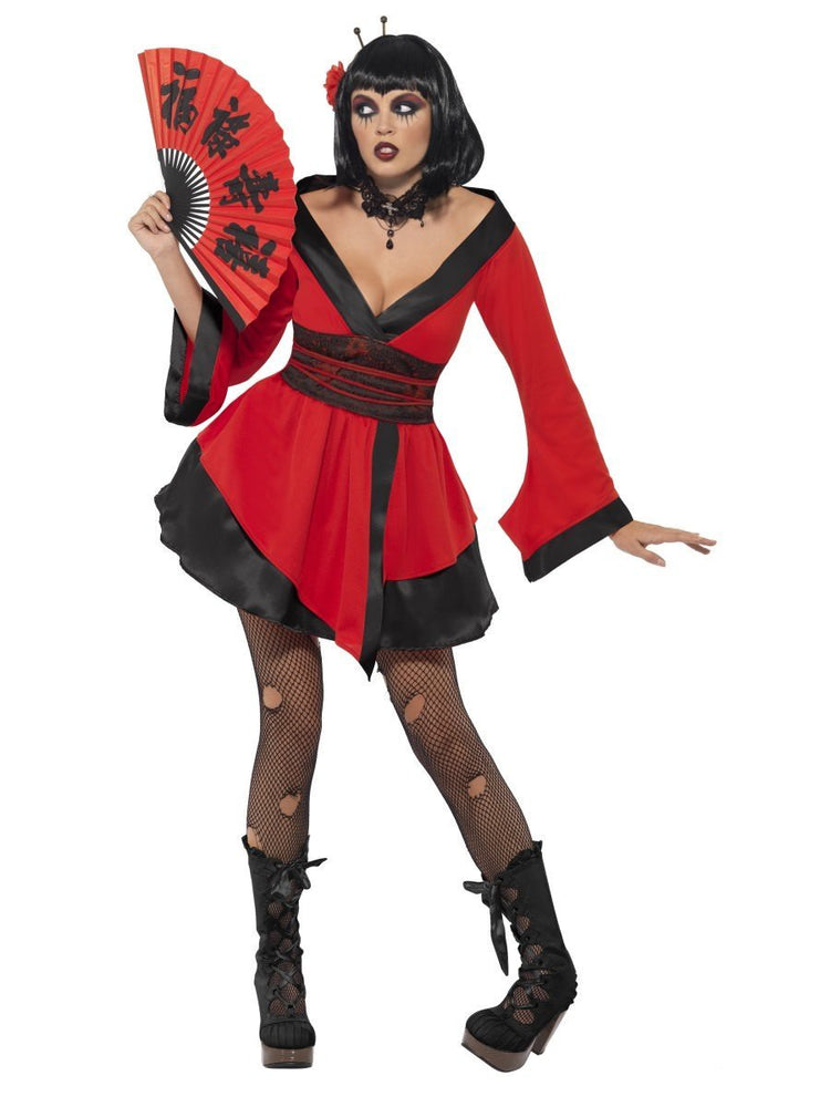 Smiffys Gothic Geisha Woman Costume - 33021