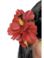 Hawaiian Hair-Clip, Red Flowers