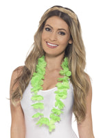 Smiffys Hawaiian Lei, Neon Green - 45560
