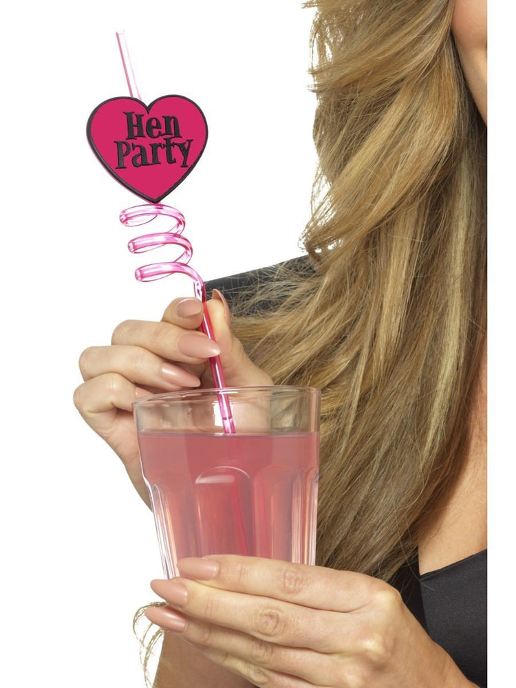 Hen Party Drinking Straws Pk of 6