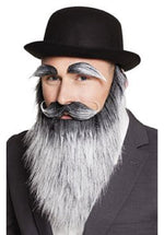 Old Man Beard - Moustache with Eyebrows