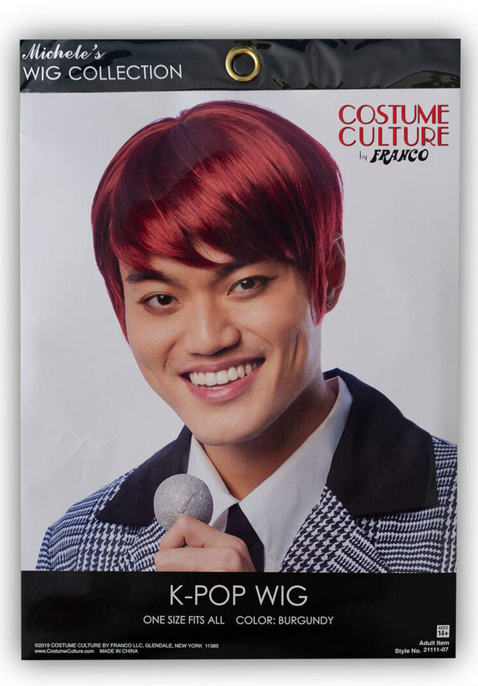 K-Pop Superstar Wig - Natural Red
