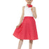 Kids Red 50s Polka Dot Skirt47691