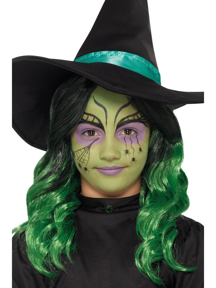 Kids Witch Halloween Make Up Kit, Aqua49099