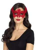 Lace Filigree Devil Mask