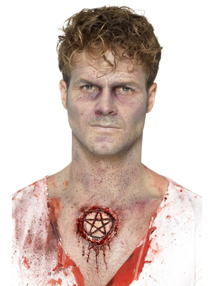 Latex Pentagram Scar Prosthetic46776
