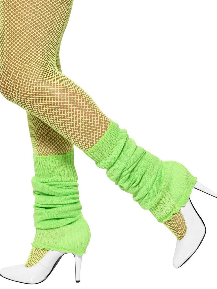 Leg warmers neon green