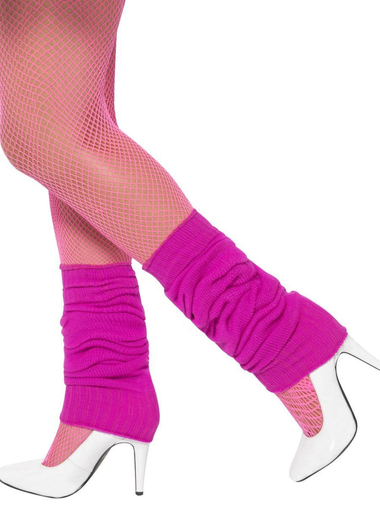 Leg warmers neon pink