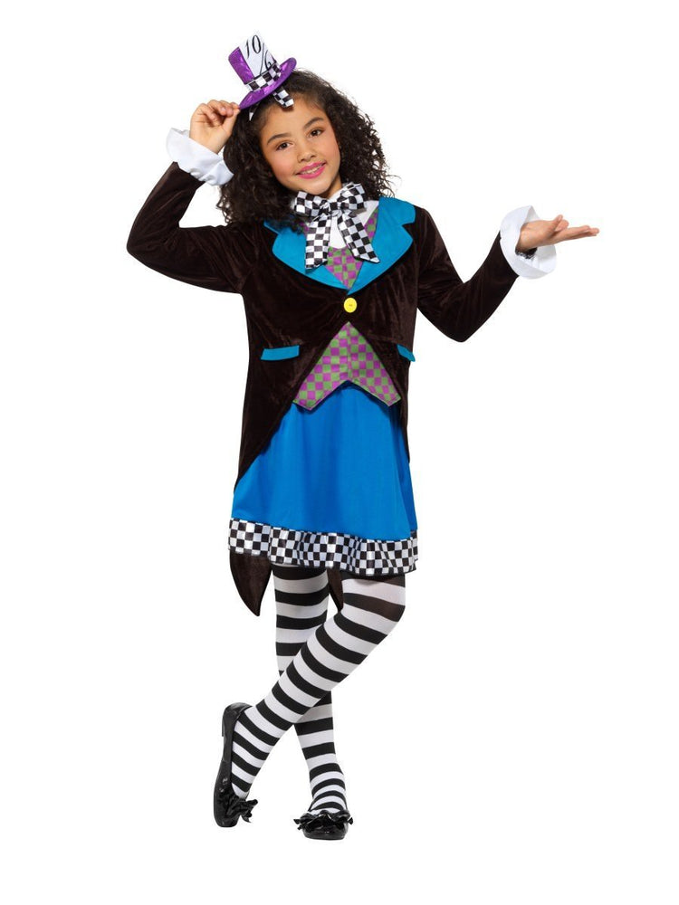 Smiffys Little Miss Hatter Costume with Dress - 49693