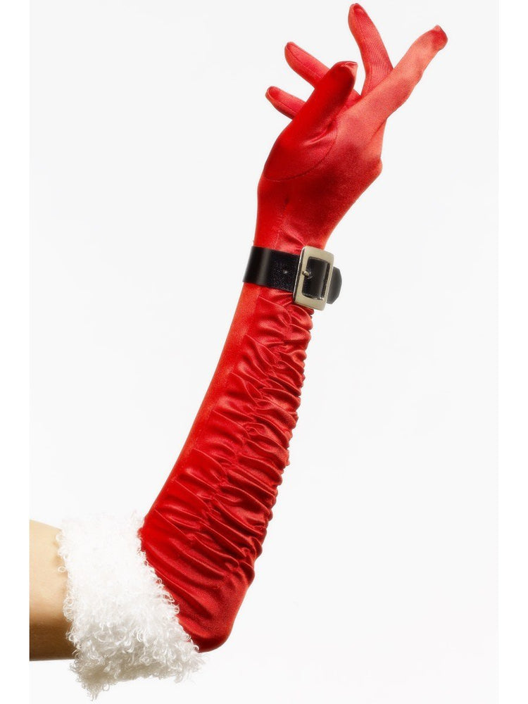 Ladies Santa Long Gloves