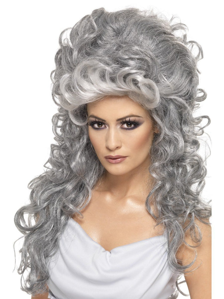 Medea Beehive Wig, Grey