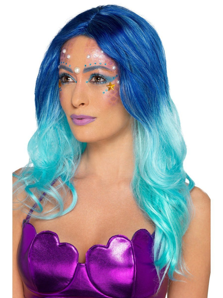 Smiffys Mermaid Cosmetic Kit, Aqua - 48924