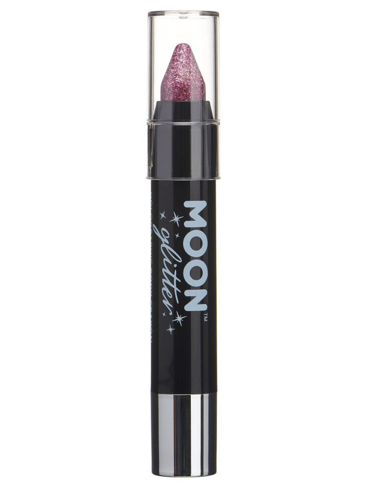 Moon Glitter Holographic Body Crayons - Pink