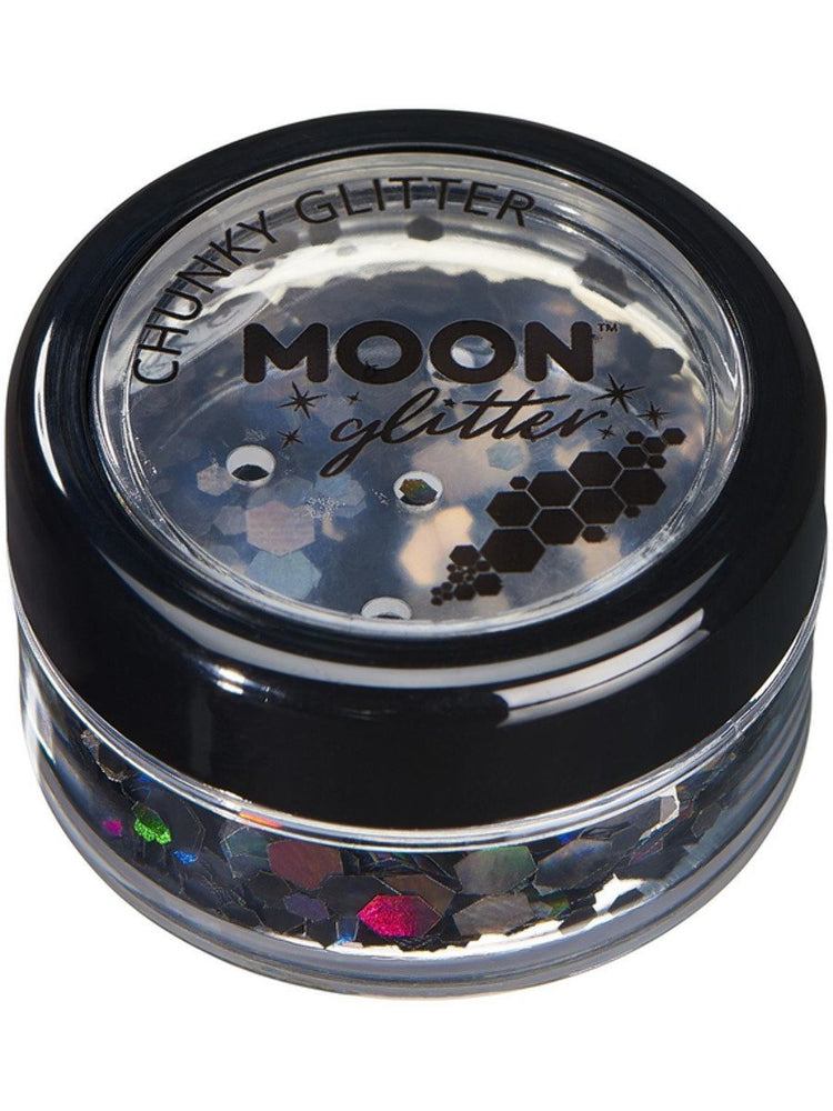 Moon Glitter Holographic Chunky Glitter - Blue