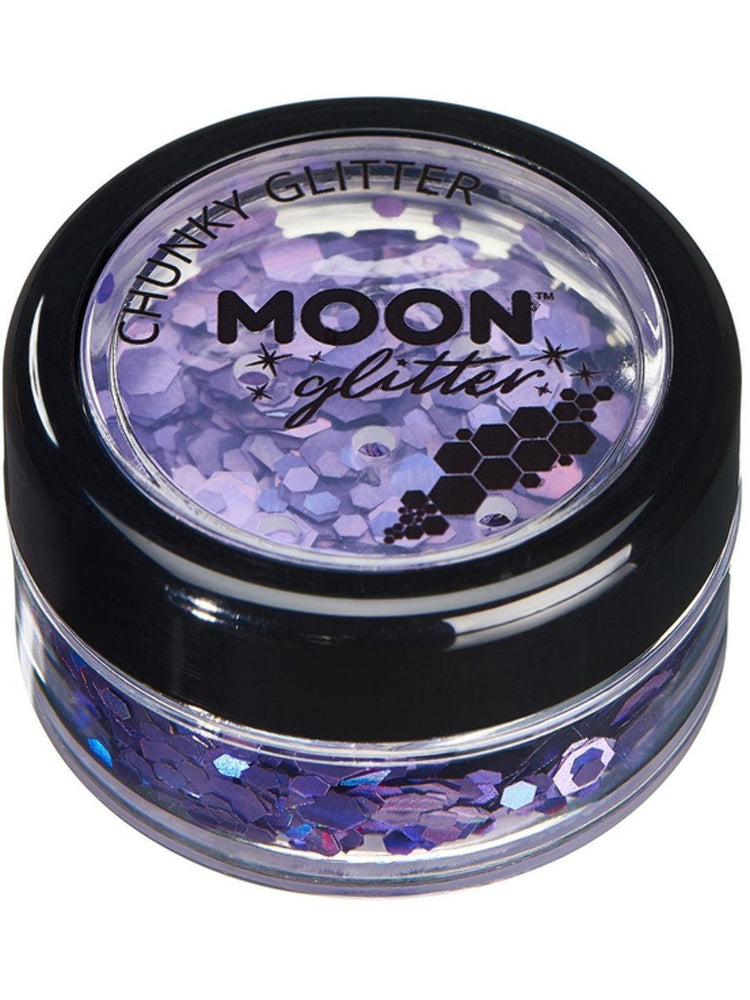 Moon Glitter Holographic Chunky Glitter - Purple