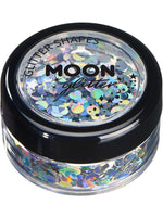 Moon Glitter Holographic Glitter ShapesG05004