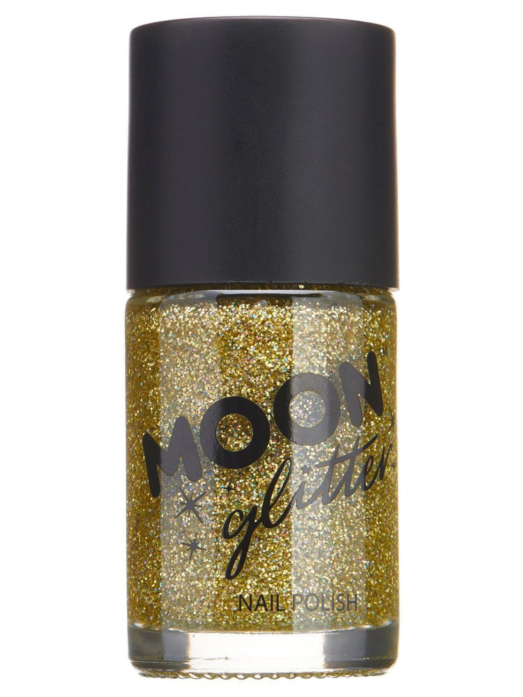 Moon Glitter Holographic Nail Polish - Rose Gold