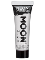 Moon Glow Intense Neon UV Hair Gel - White
