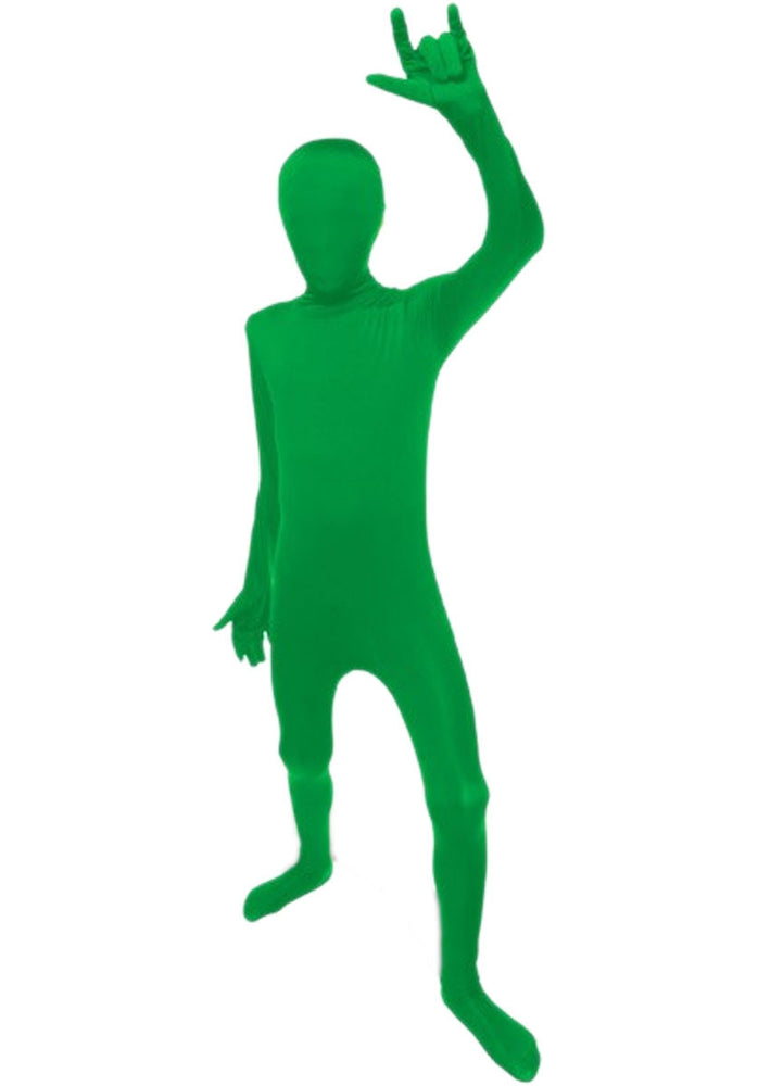 Kids Green Morphsuit, Classic Green Morphsuit For Children