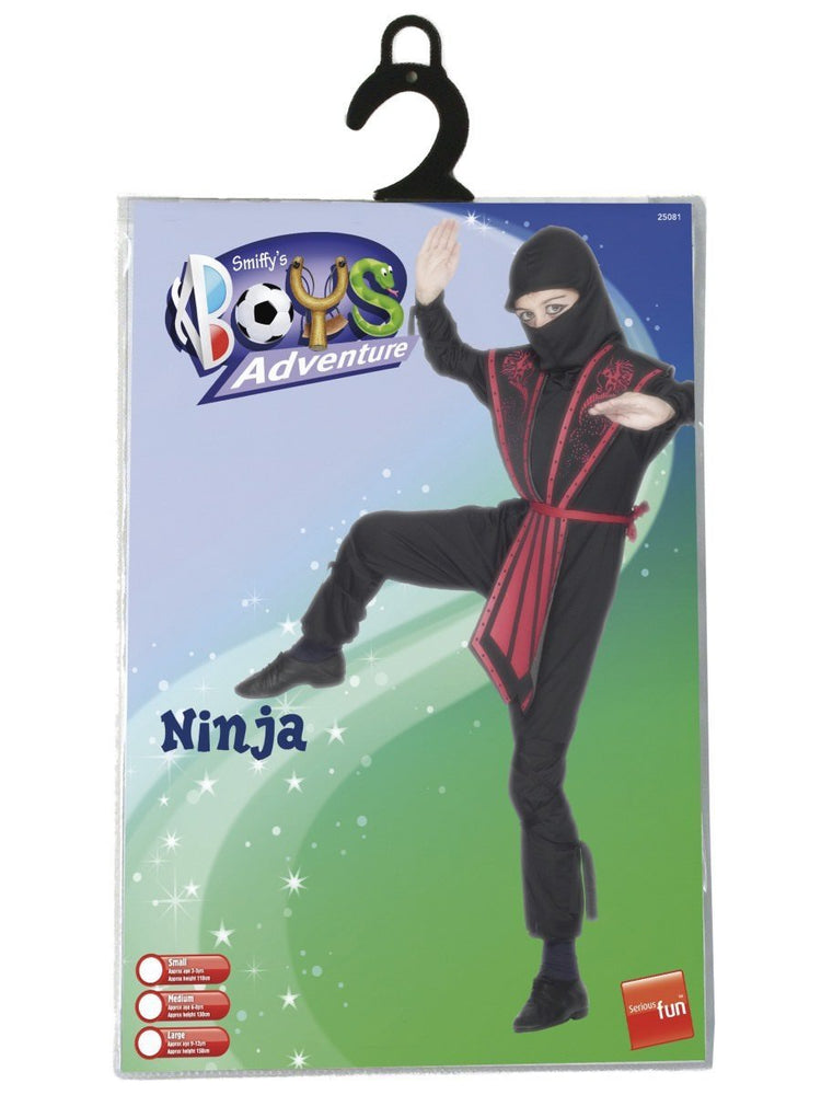 Ninja Red/Black Costume, Child