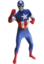 Adult Captain America Morphsuit Costume