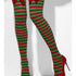 Opaque Hold-Ups, Red & Green Striped