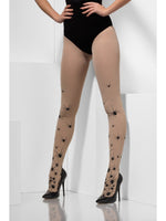 Opaque Tights with Spiders, Nude & Black45878