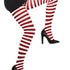 Opaque Tights - Striped, Red & White