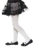 Opaque Tights, White, Age 6-1249794