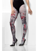 Smiffys Opaque Tights, Zombie Dirt - 48316
